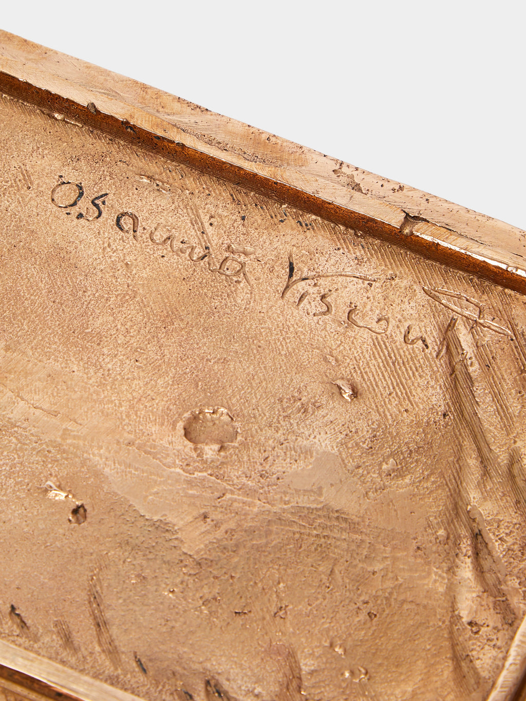 Foglie Hand-Cast Bronze Decorative Box