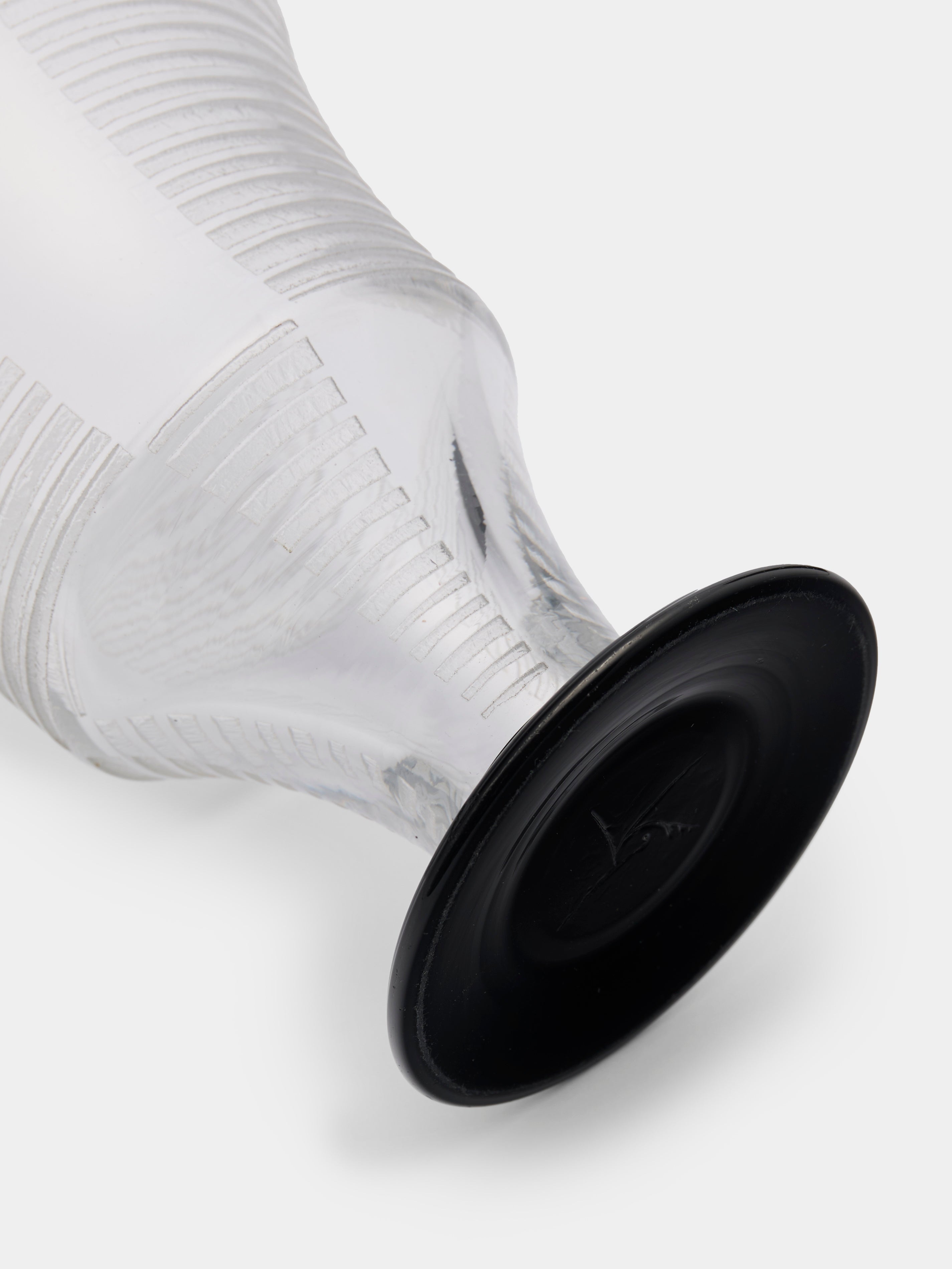 1930s Art Deco Glass Vase (6in/16cm)