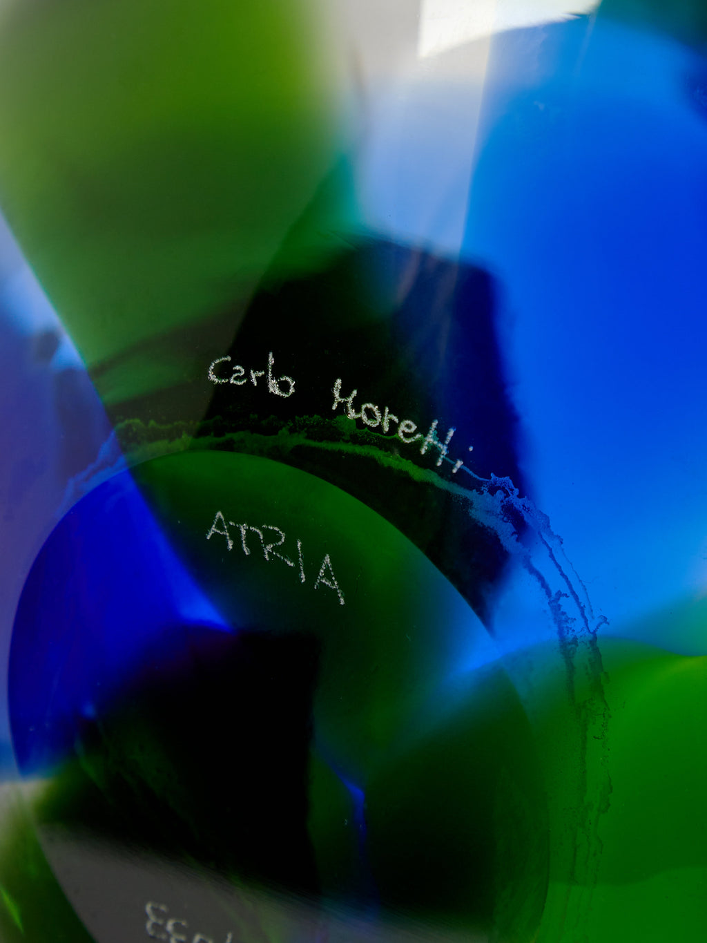 Atria Hand-Blown Murano Glass Vase (6.5in/17cm)