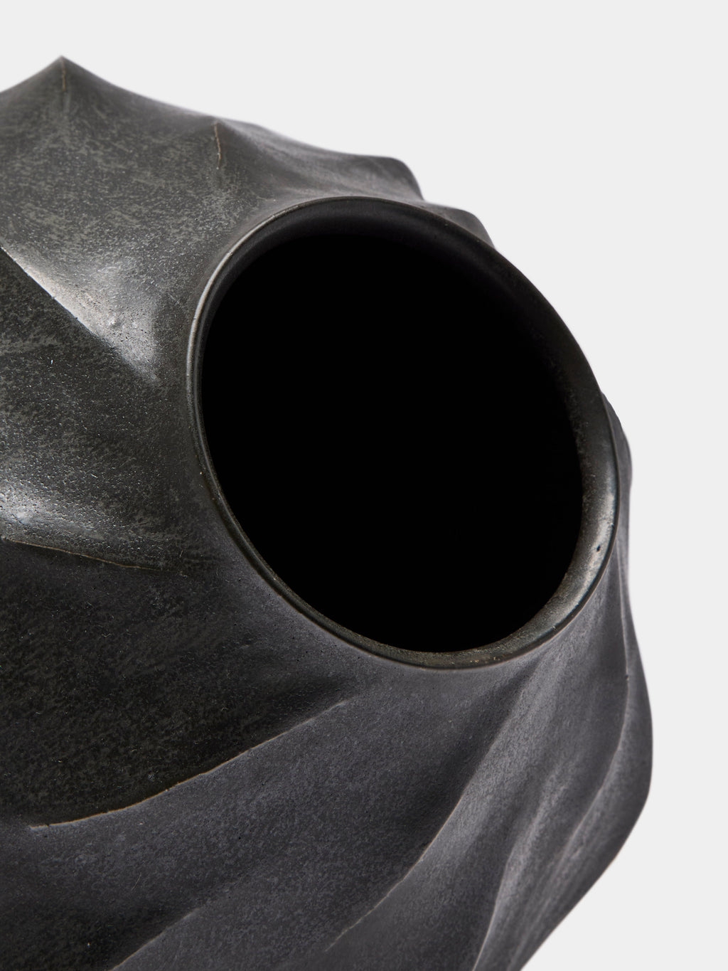 Hand-Thrown Ceramic Vase (13in/33cm)