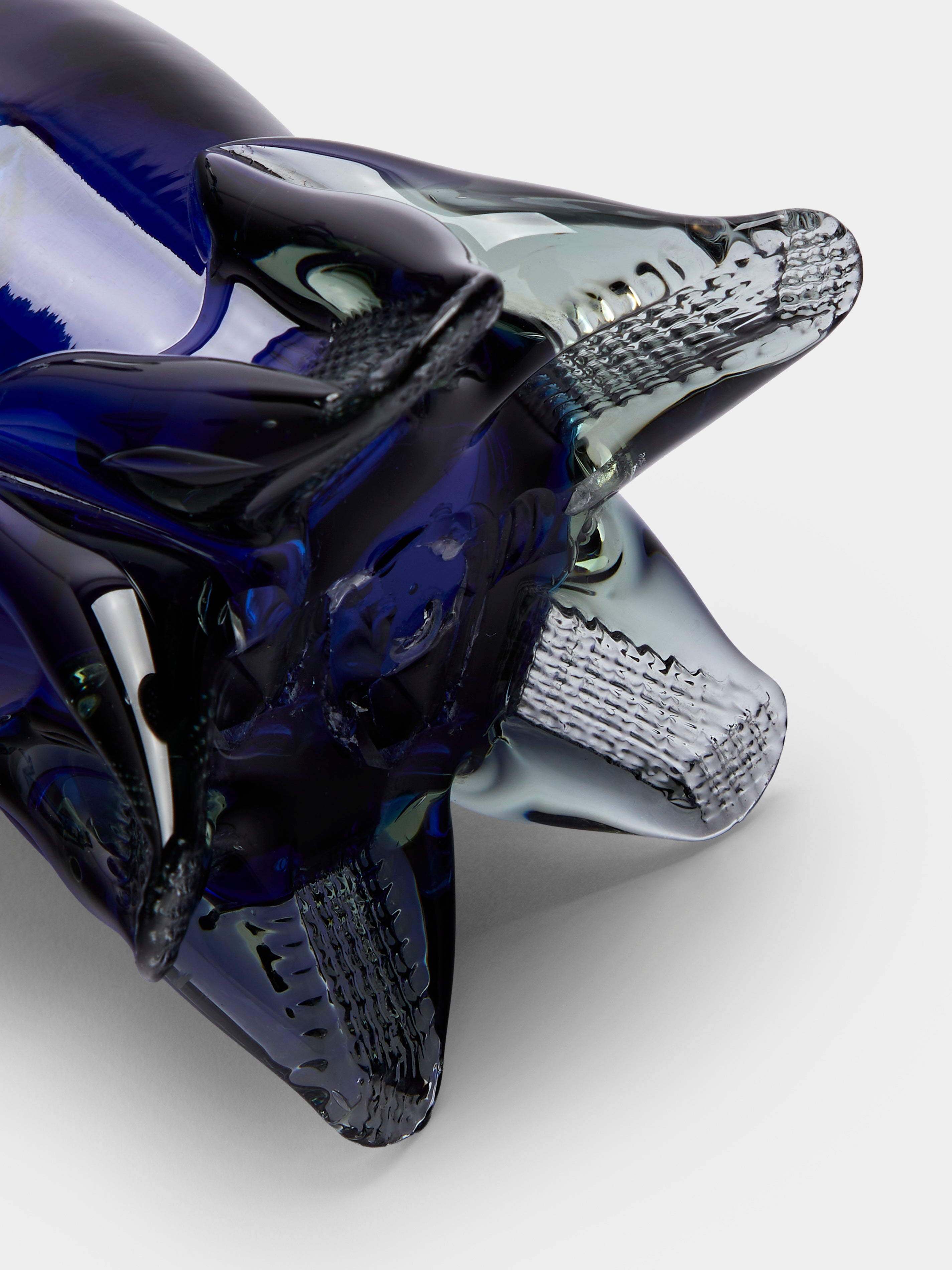 Mid-Century Glass Vase (8in/20cm)