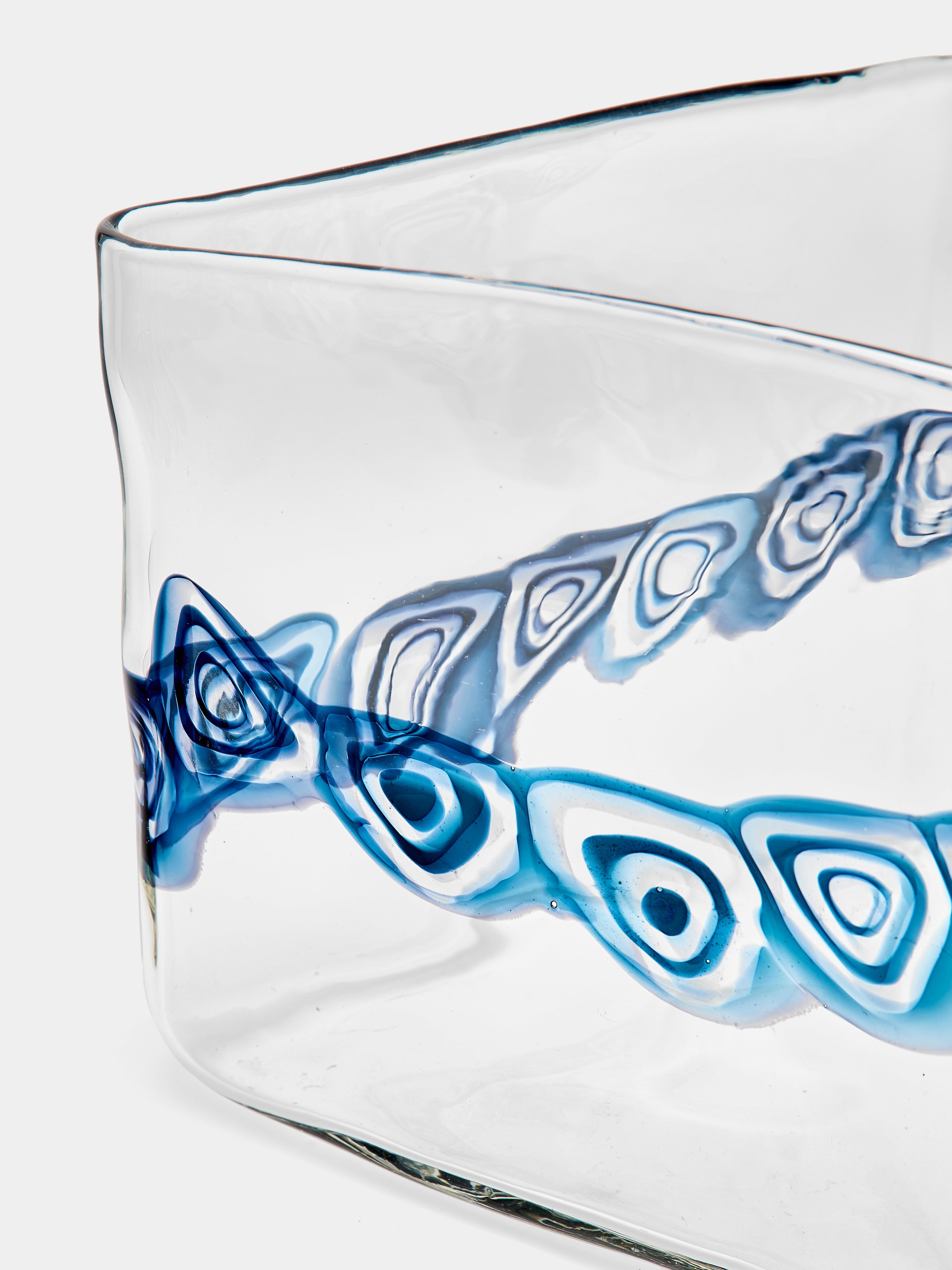 1960s Gianmaria Potenza La Murrina Murano Glass Vase (8in/20.5cm)