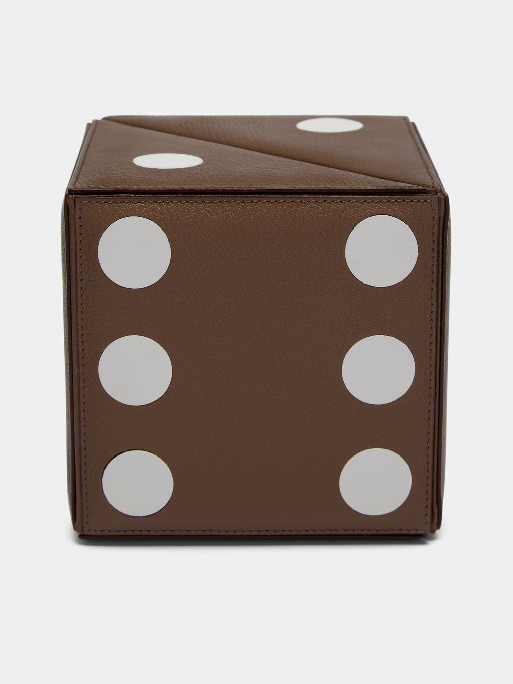 Leather Dice Cube Box