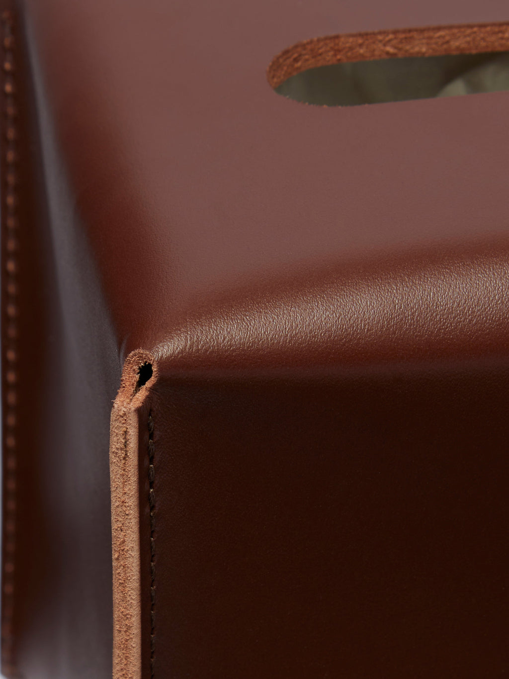 Amsterdam Leather Tissue Box