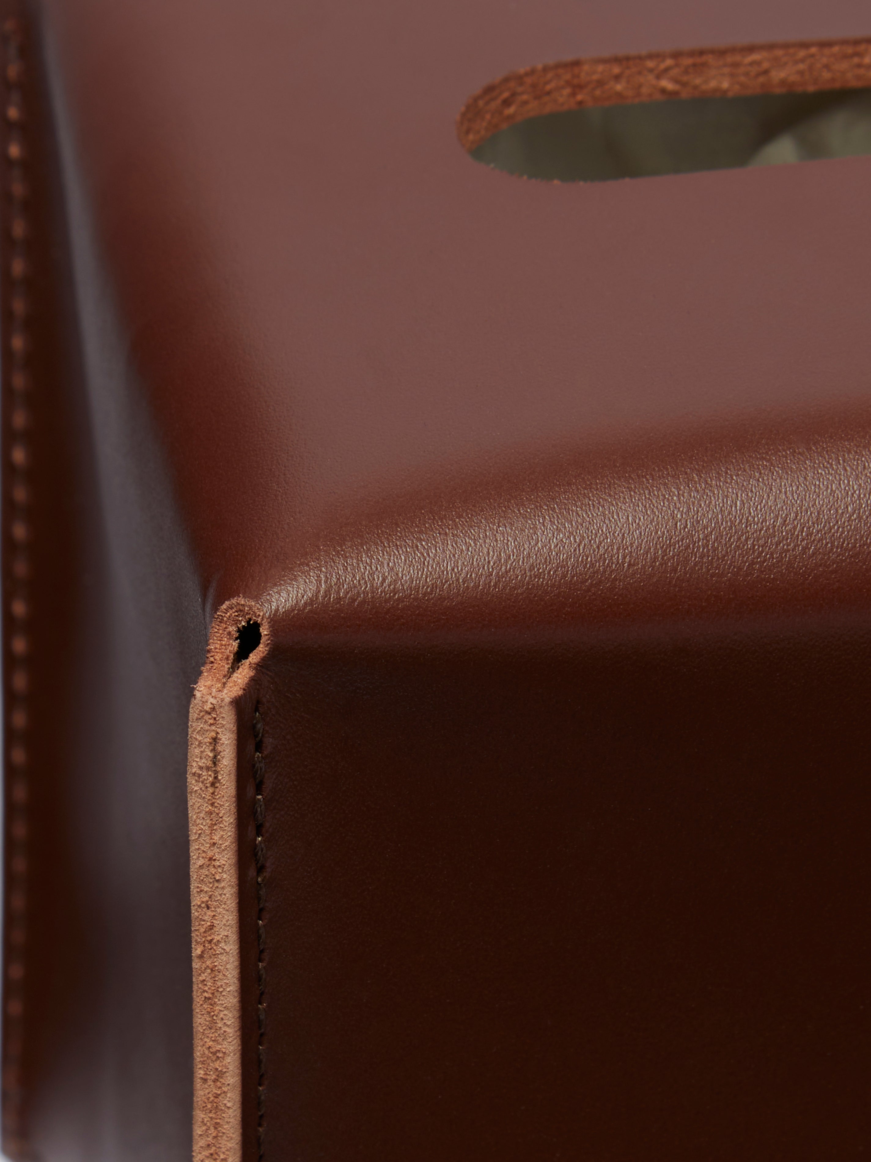 Amsterdam Leather Tissue Box