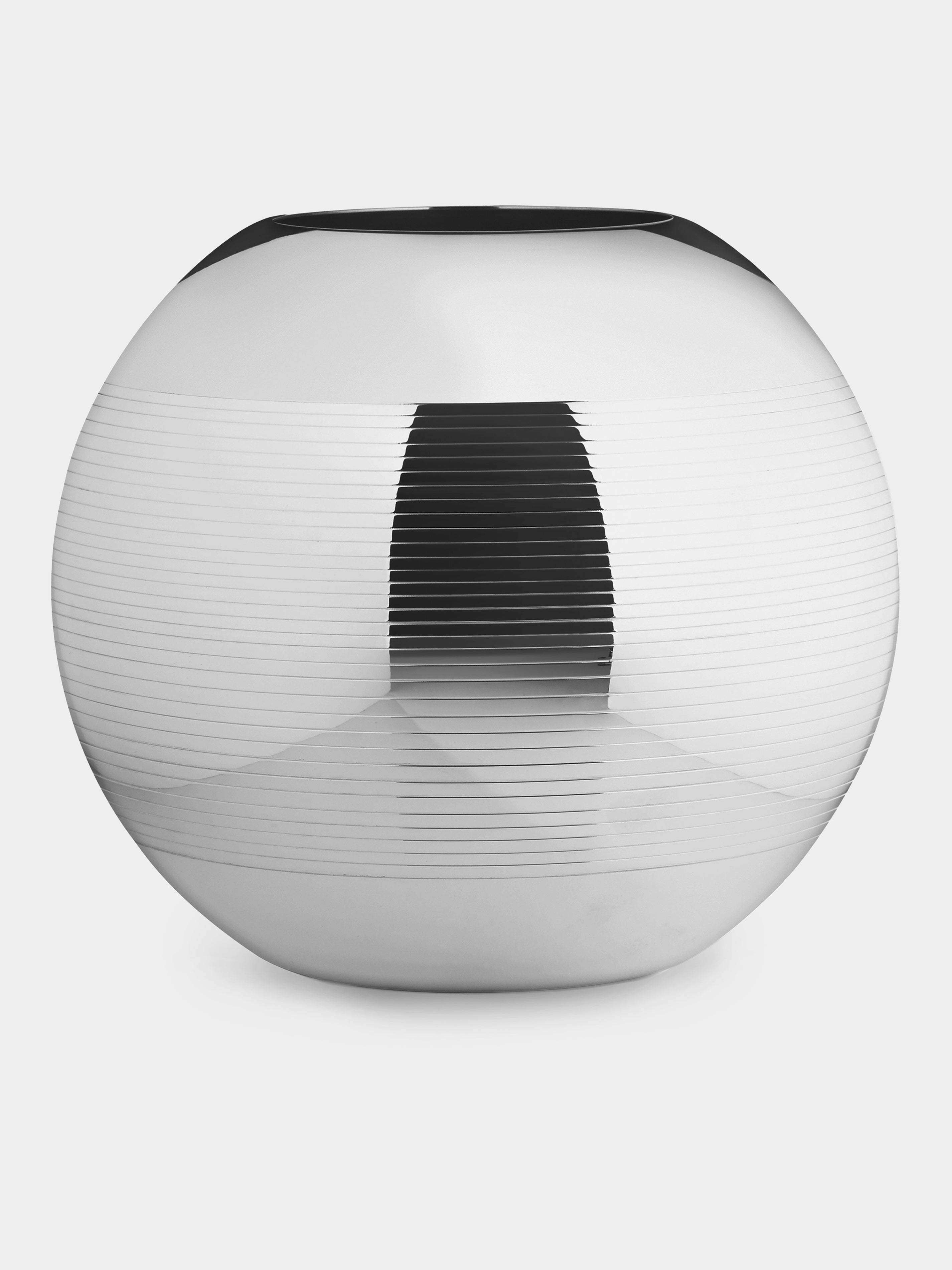 Pétanque Silver-Plated Vase (10in/25cm)