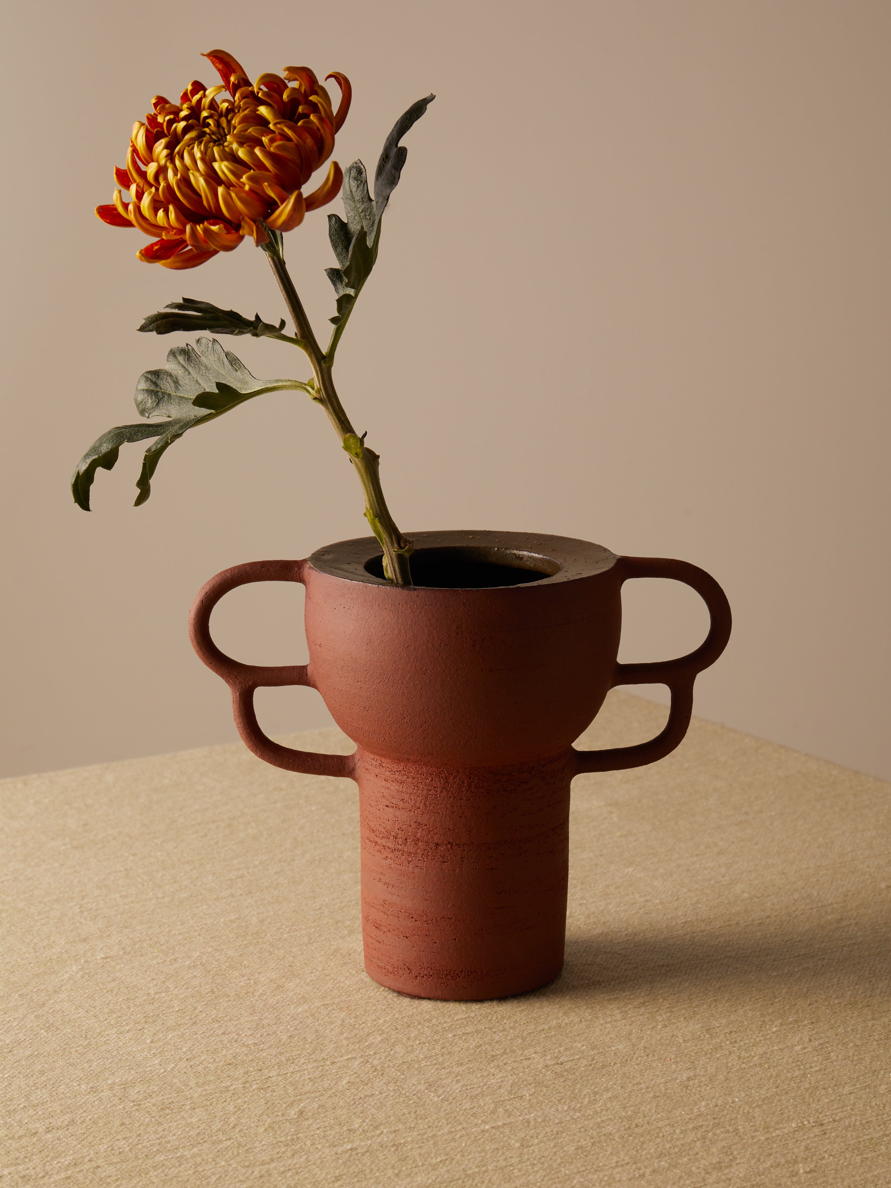 Vessel 013 Stoneware Vase (9.5in/24cm)