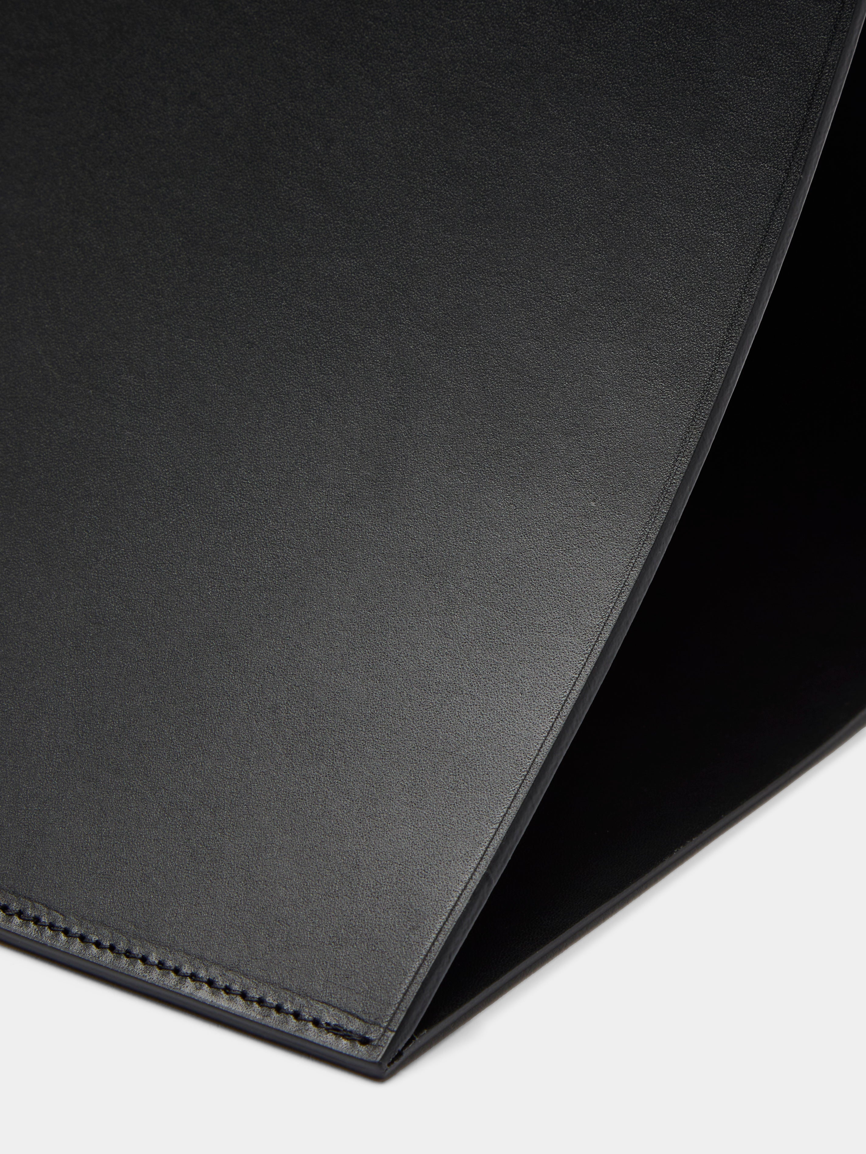 Triangular Leather Bin