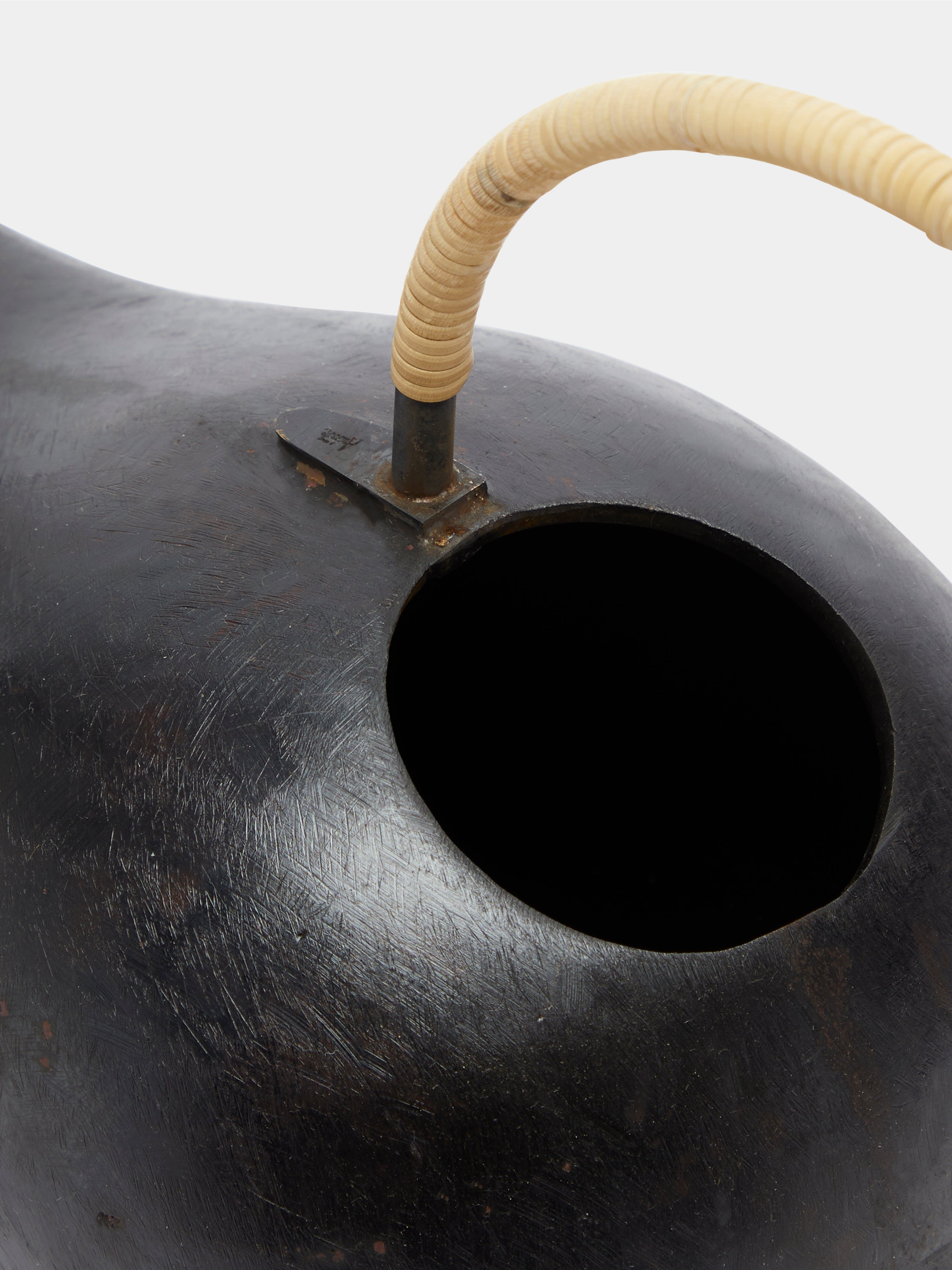 Brass, Iron and Cane Watering Can