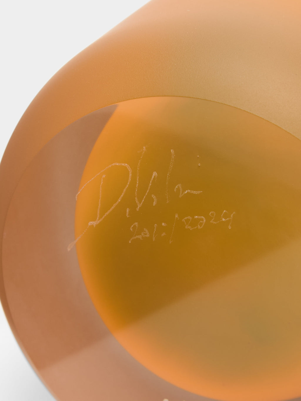 Fungus Hand-Blown Glass Vase (9.5in/24cm)