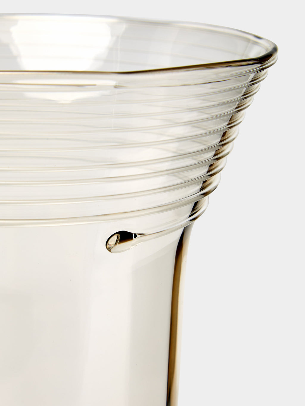 Hand-Blown Glass Vase (7.5in/19cm)