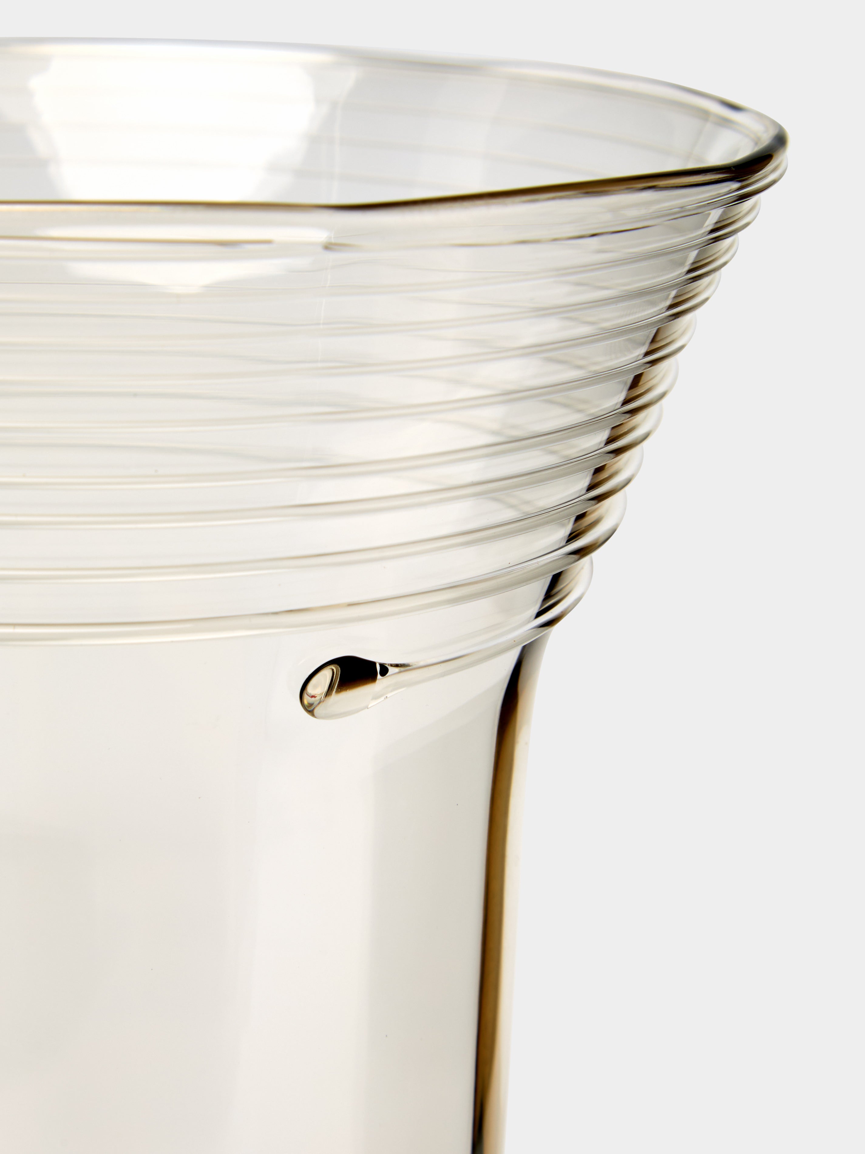 Hand-Blown Glass Vase (7.5in/19cm)