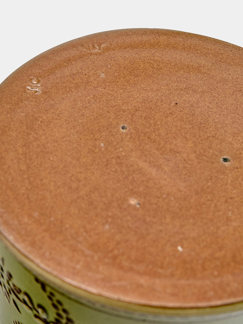 Flowers Hand-Painted Ceramic Small Lidded Jar