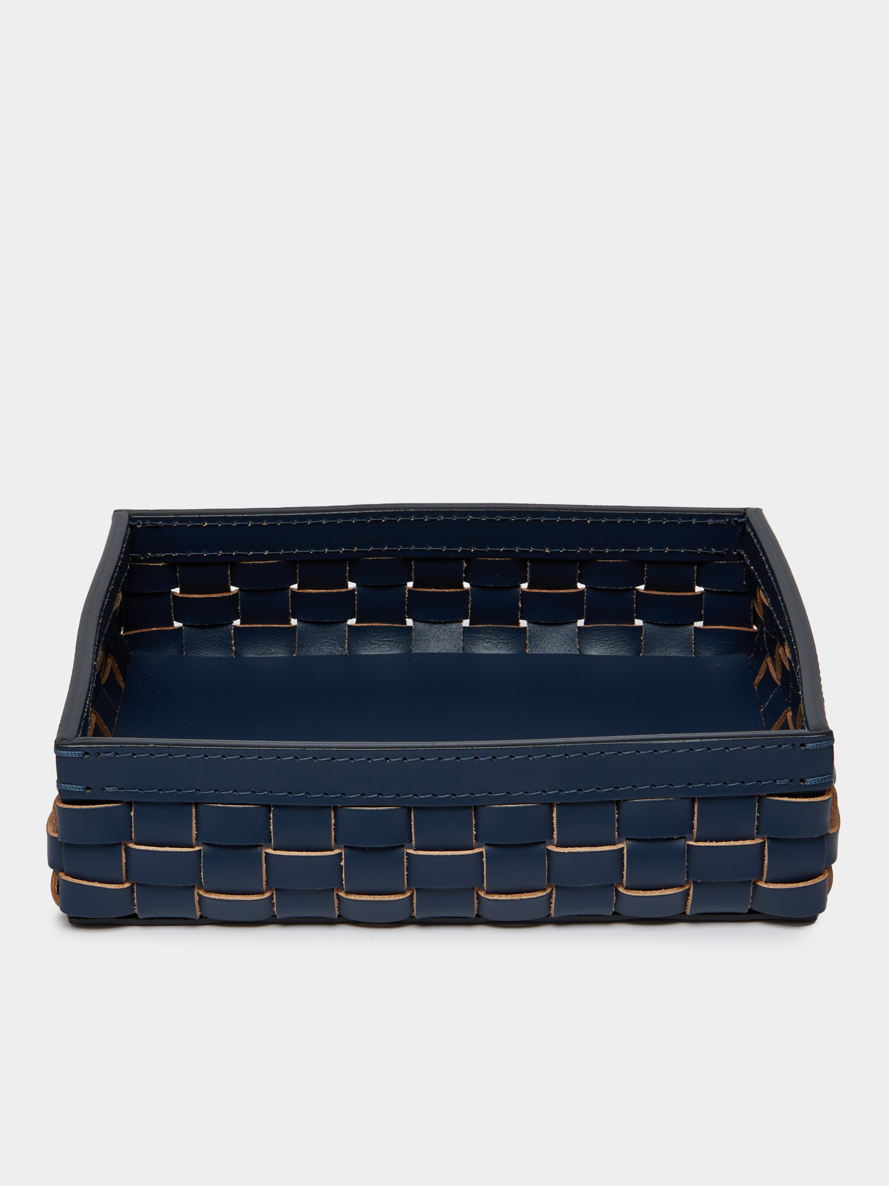 Barcelona Water-Resistant Leather Low Basket
