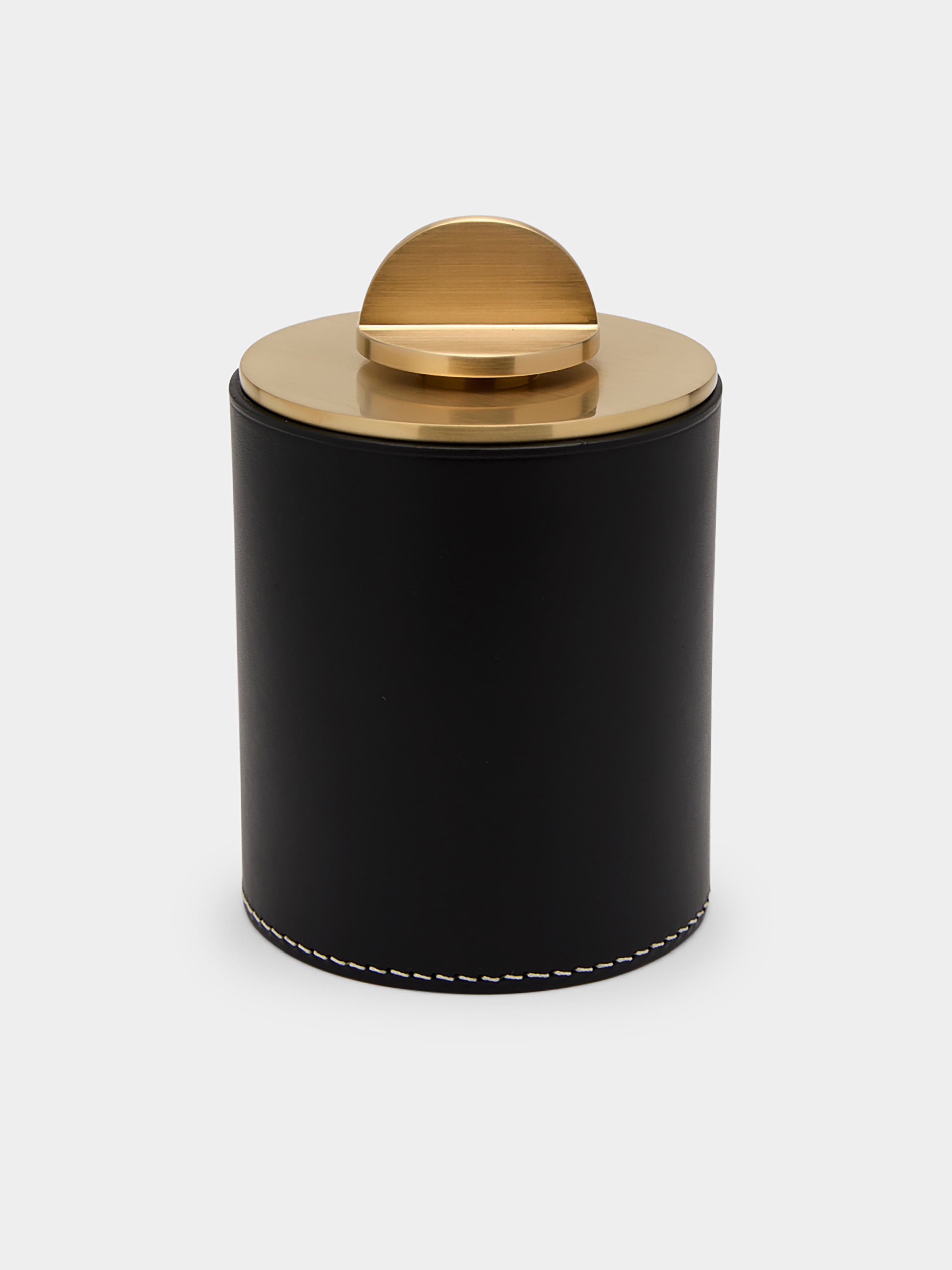 Julie Leather and Brass Extra Large Box