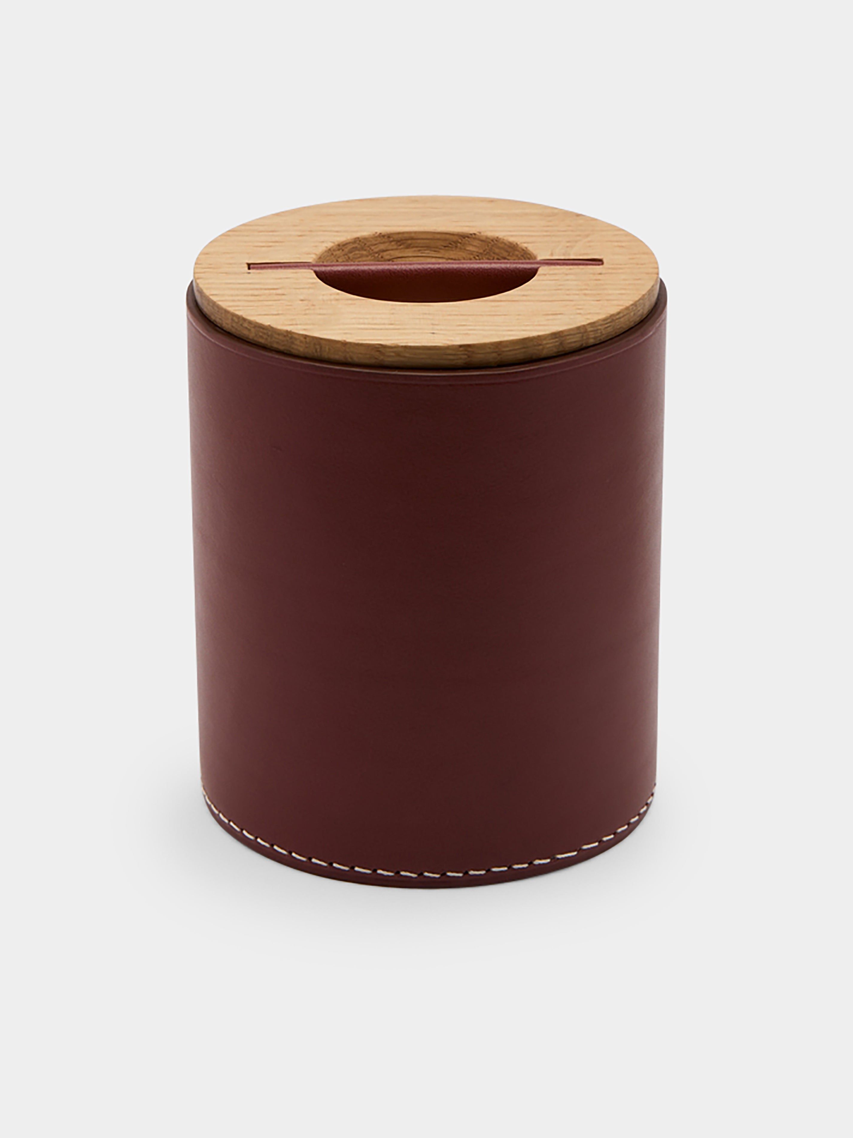 Mell Leather and Wood Extra Large Box