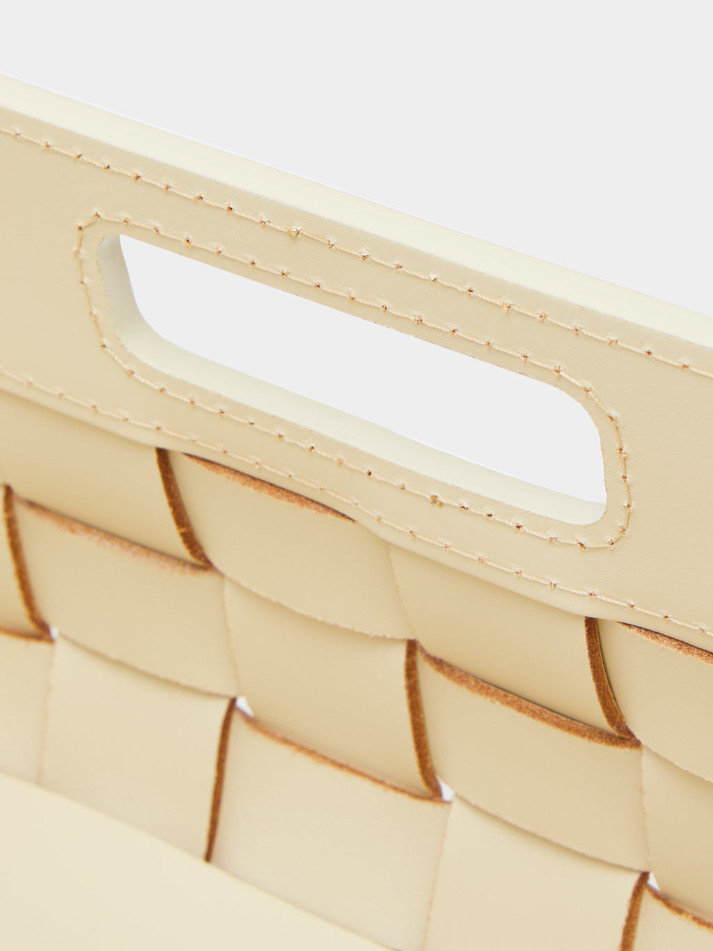 Barcelona Water-Resistant Leather Large Towel Basket