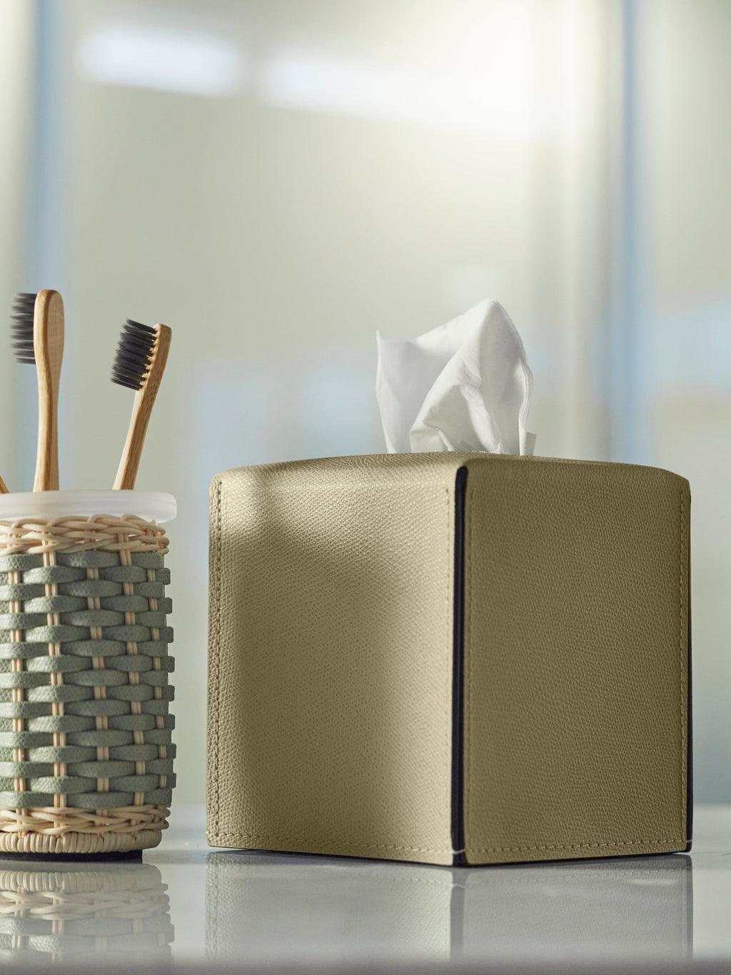 Ready Leather Tissue Box