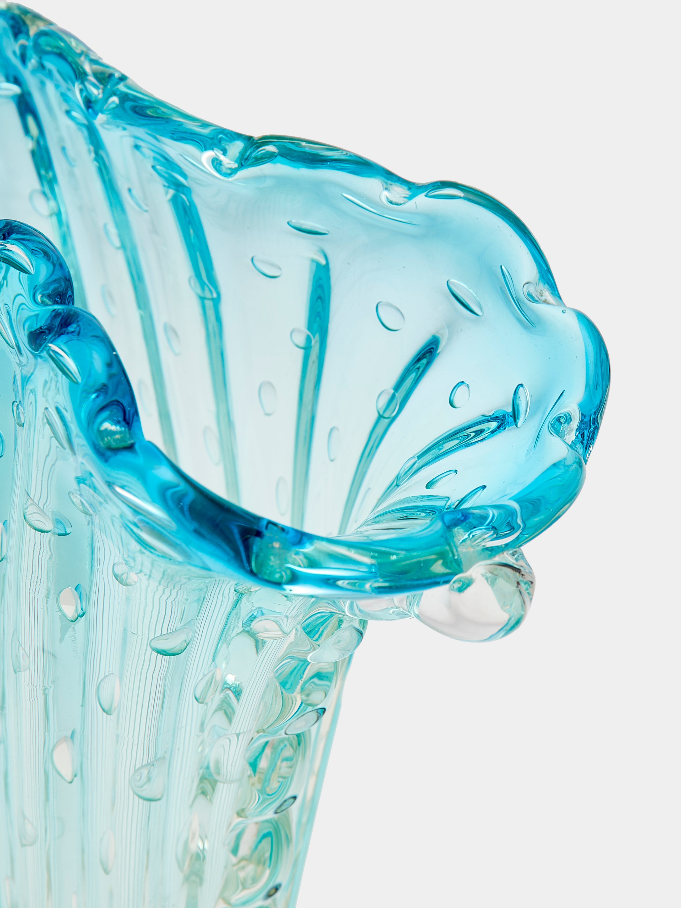 1930s Ercole Barovier Glass Vase (9.5in/24cm)