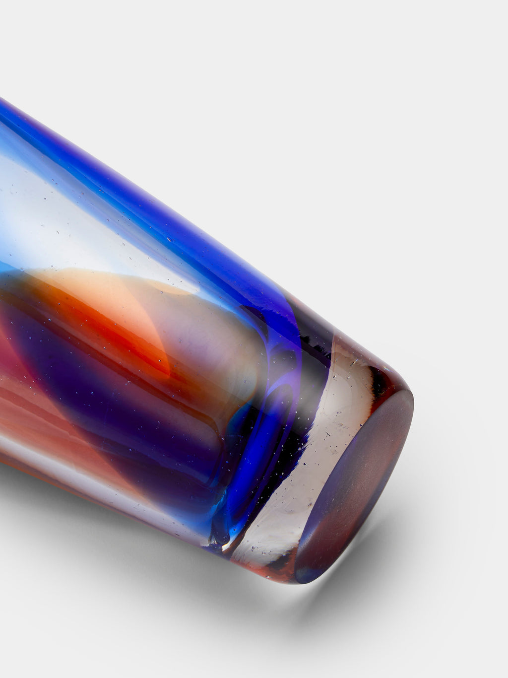 Mid-Century Glass Vase (10.5in/27cm)