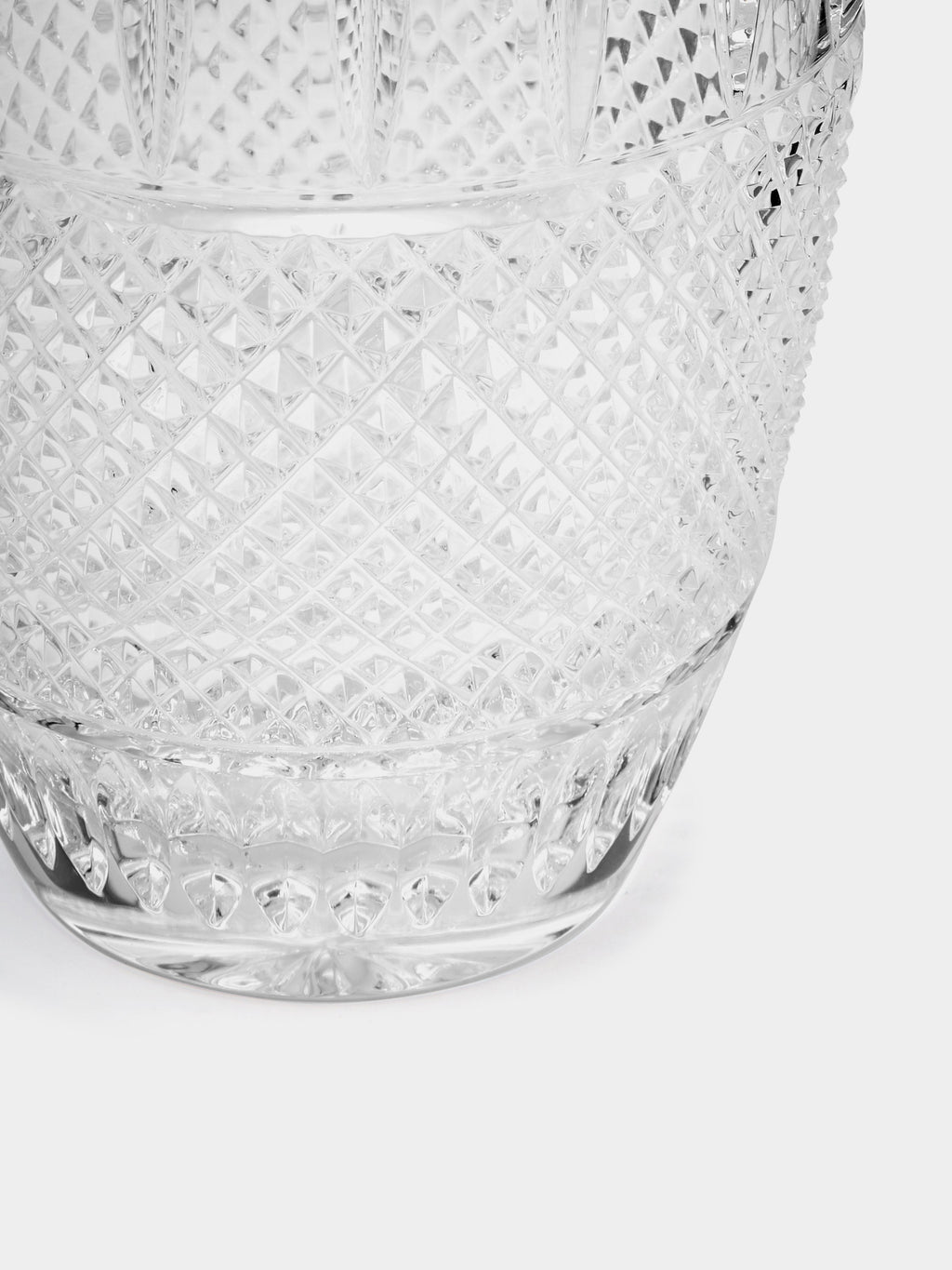 Irish Cut Crystal Lace Vase (12in/30cm)