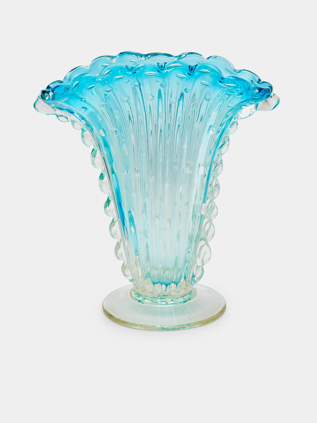 1930s Ercole Barovier Glass Vase (9.5in/24cm)