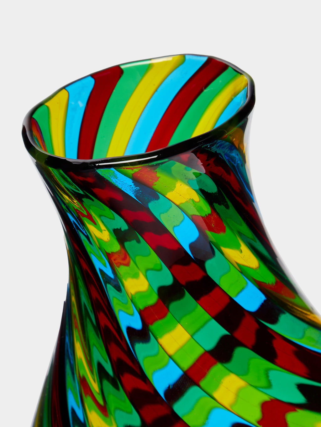 Filigrana Hand-Blown Murano Glass Vase (10.5in/27cm)