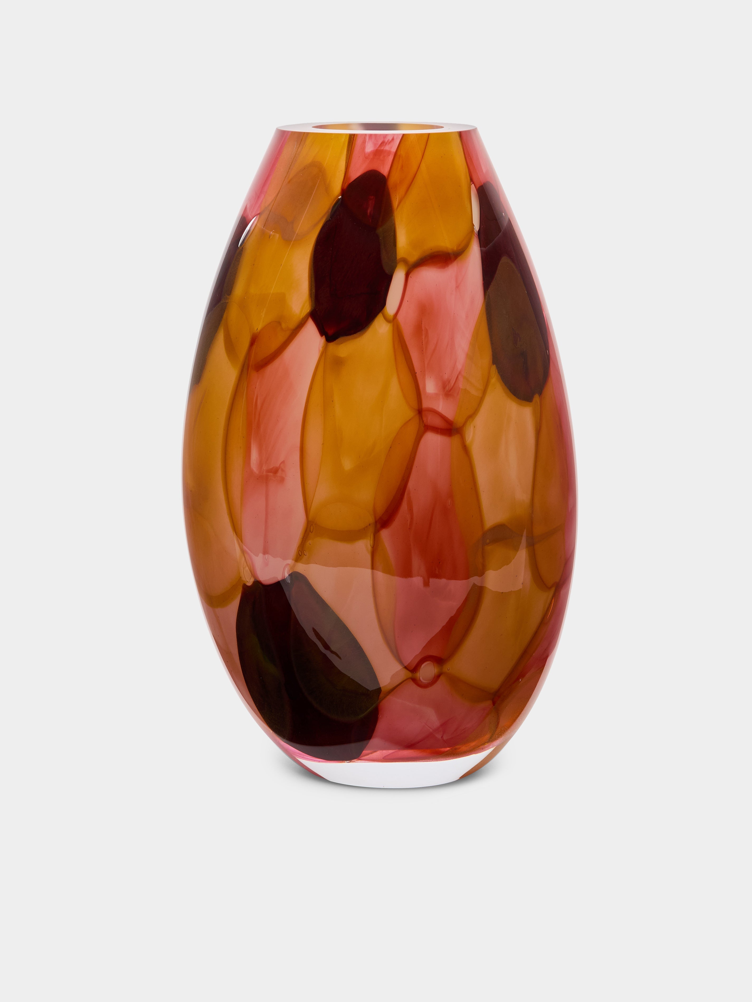 Aquarelle Hand-Blown Glass Vase (17.5in/44cm)
