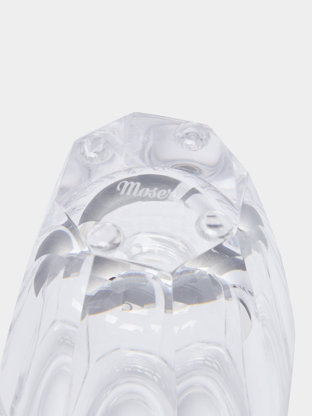 Eternity Hand-Blown Crystal Bud Vase (4.5in/12cm)