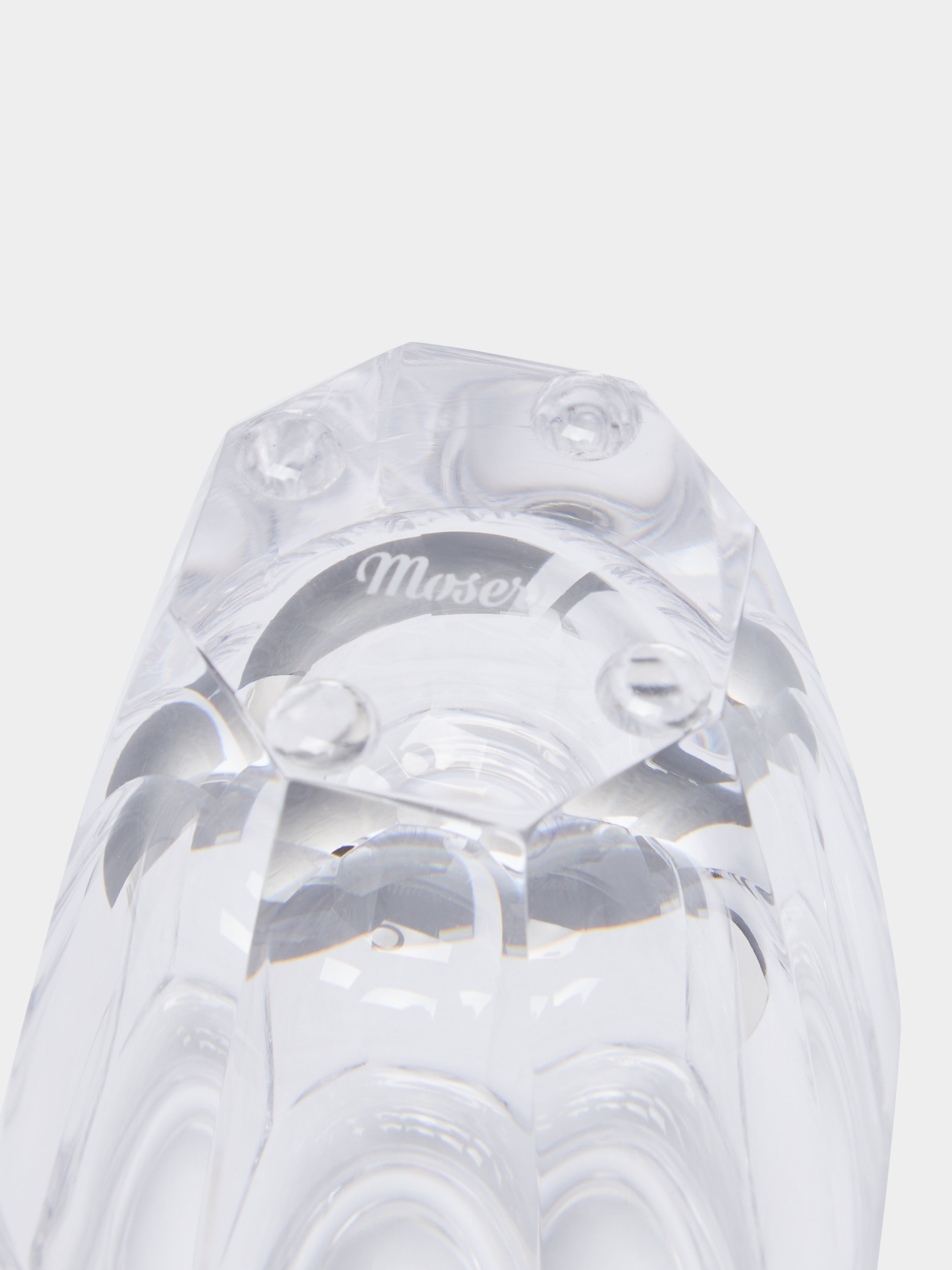 Eternity Hand-Blown Crystal Bud Vase (4.5in/12cm)