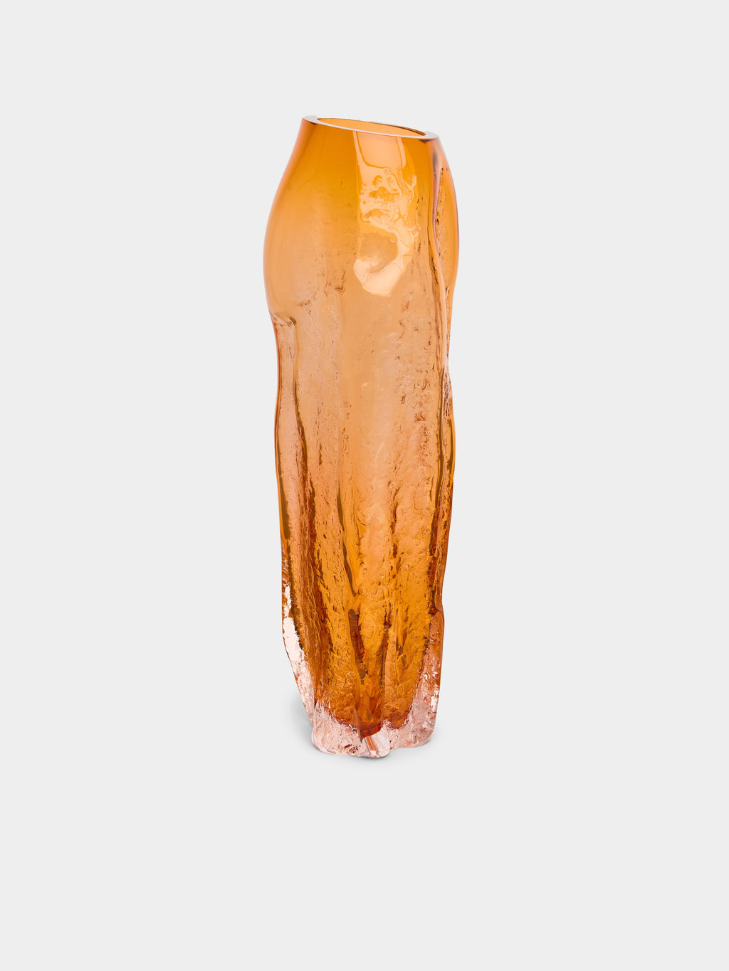 Bark Hand-Blown Glass Vase (28.5in/72.5cm)