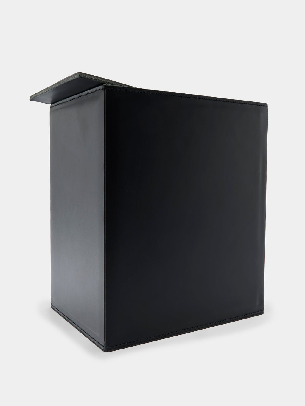 Fold Leather Wastepaper Bin