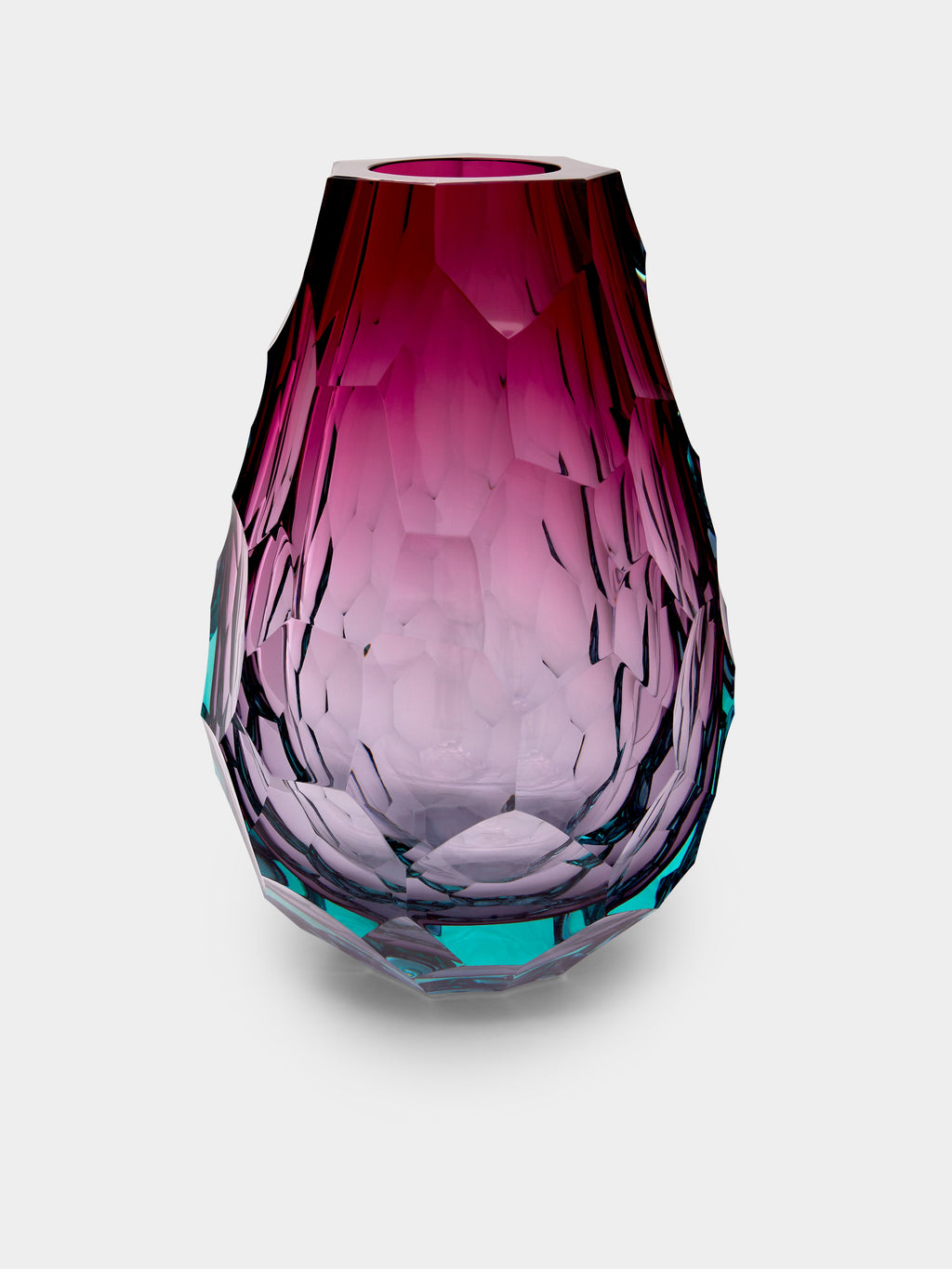 Stones Hand-Blown Crystal Vase (12in/31cm)