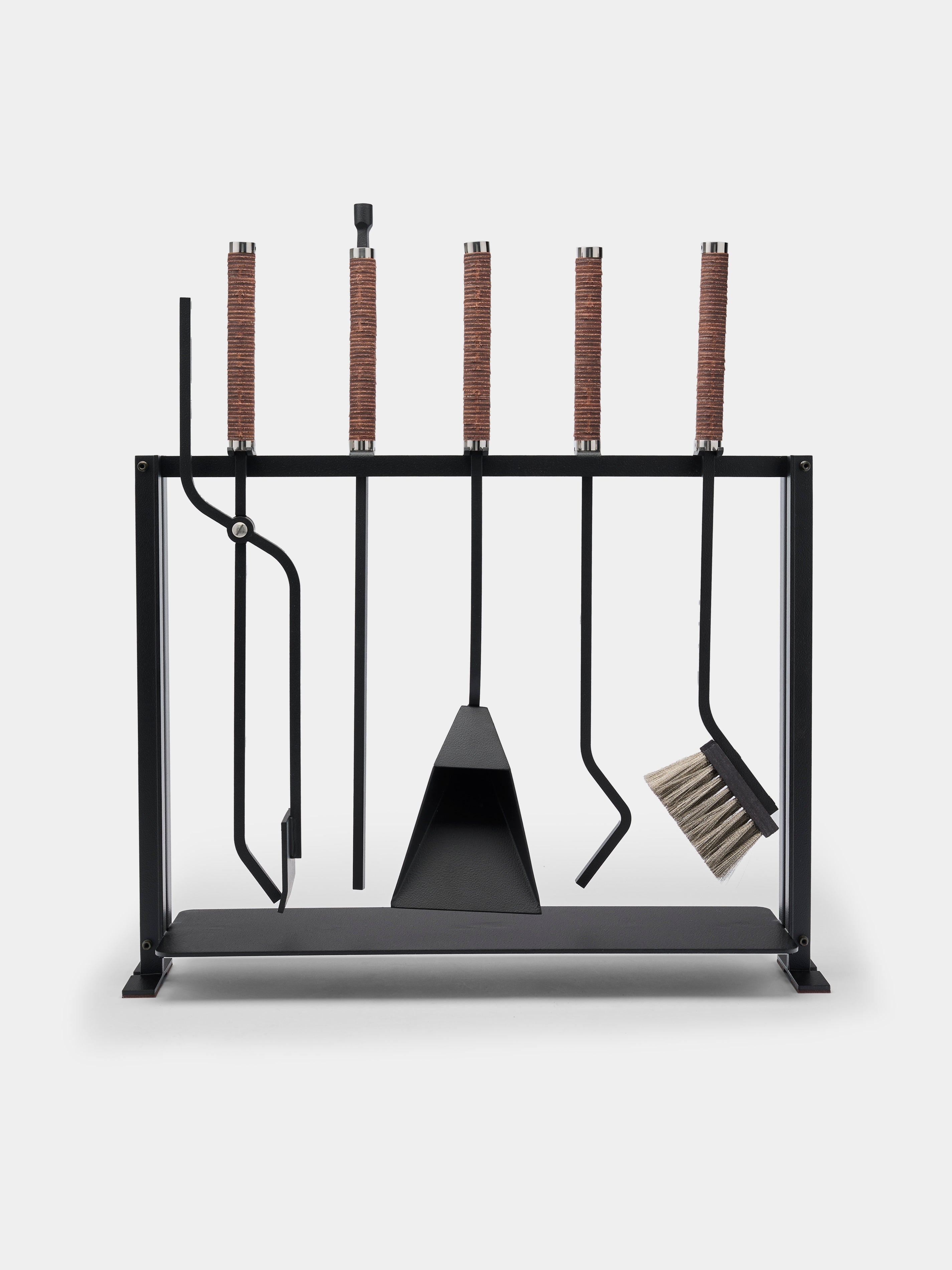 Megève Metal Fireplace Set