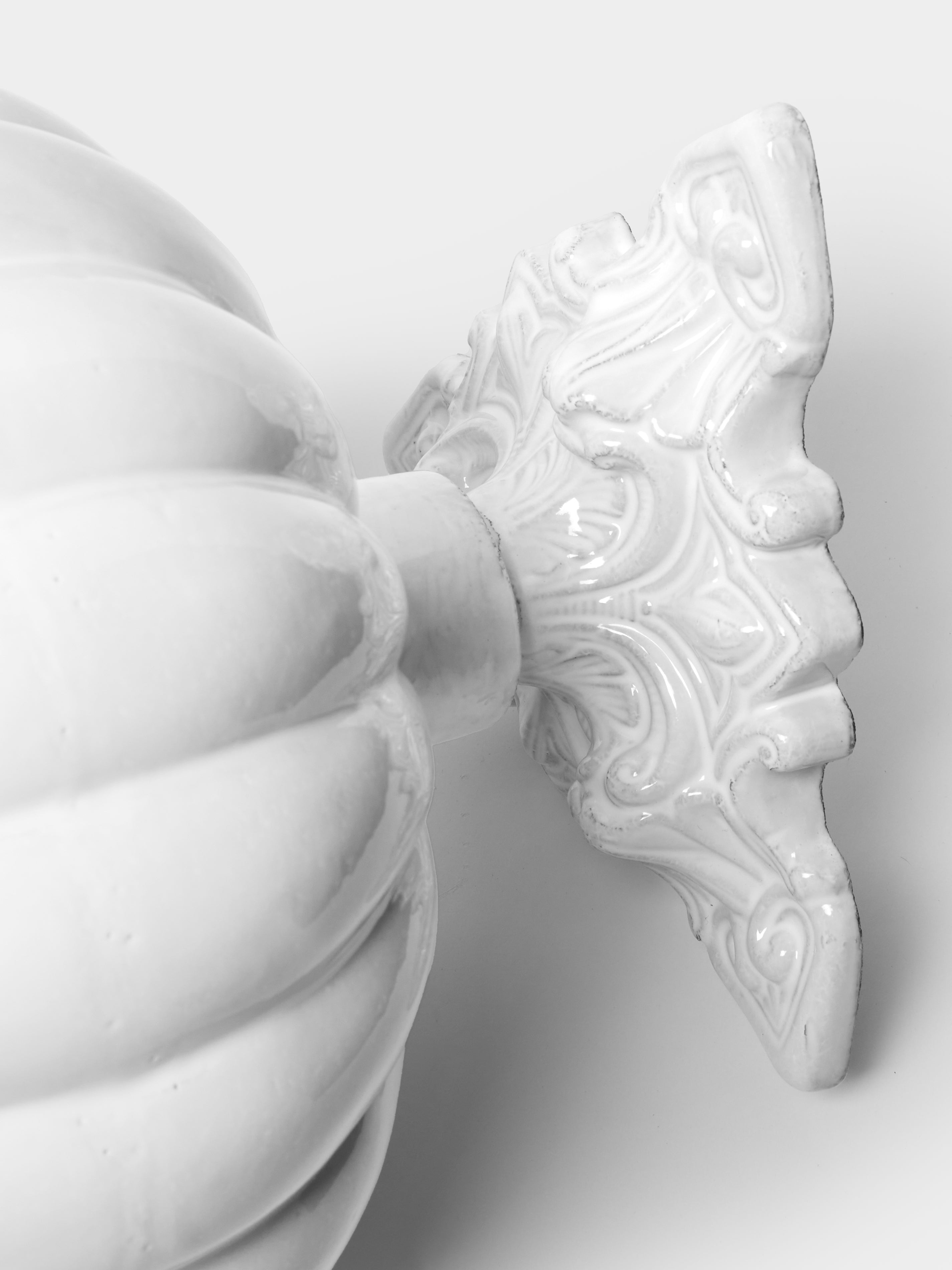 Citrouille Hand-Glazed Ceramic Vase (12in/30cm)