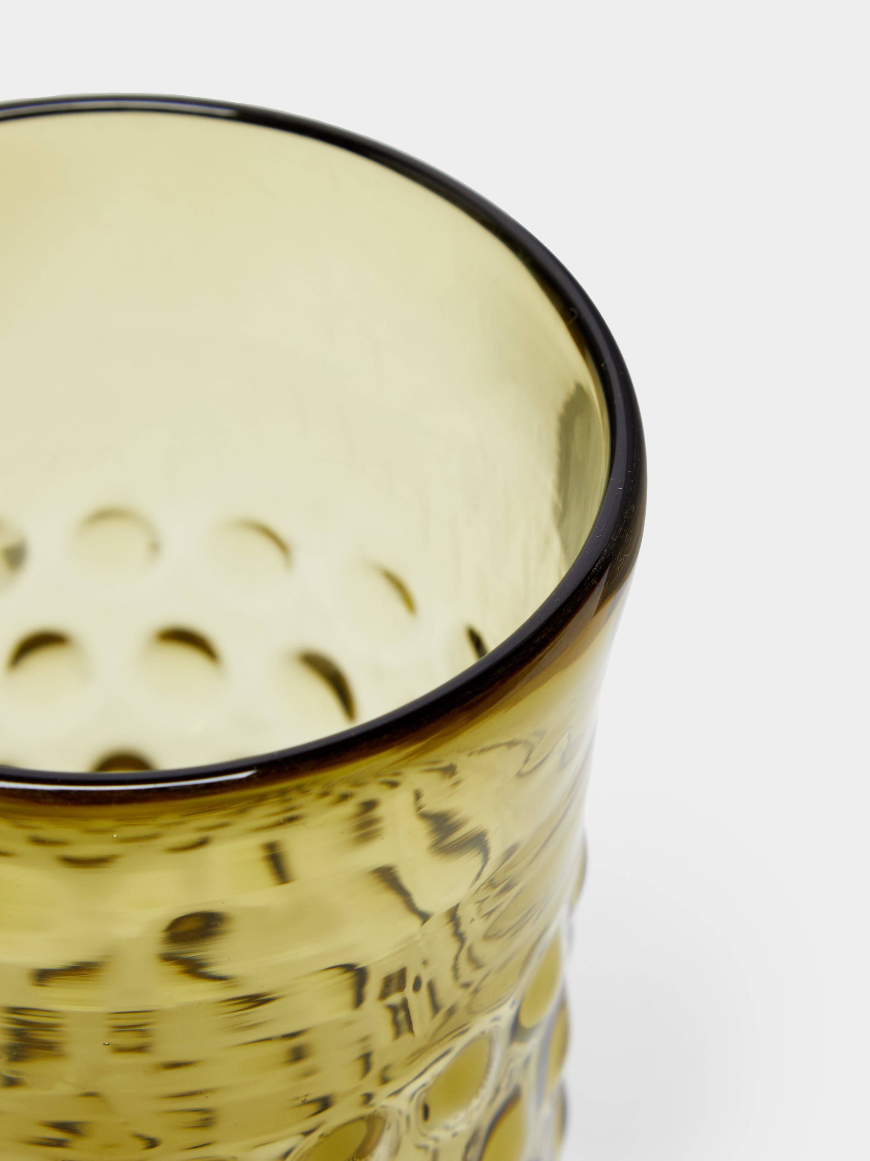 Hand-Blown Glass Vase (18cm)