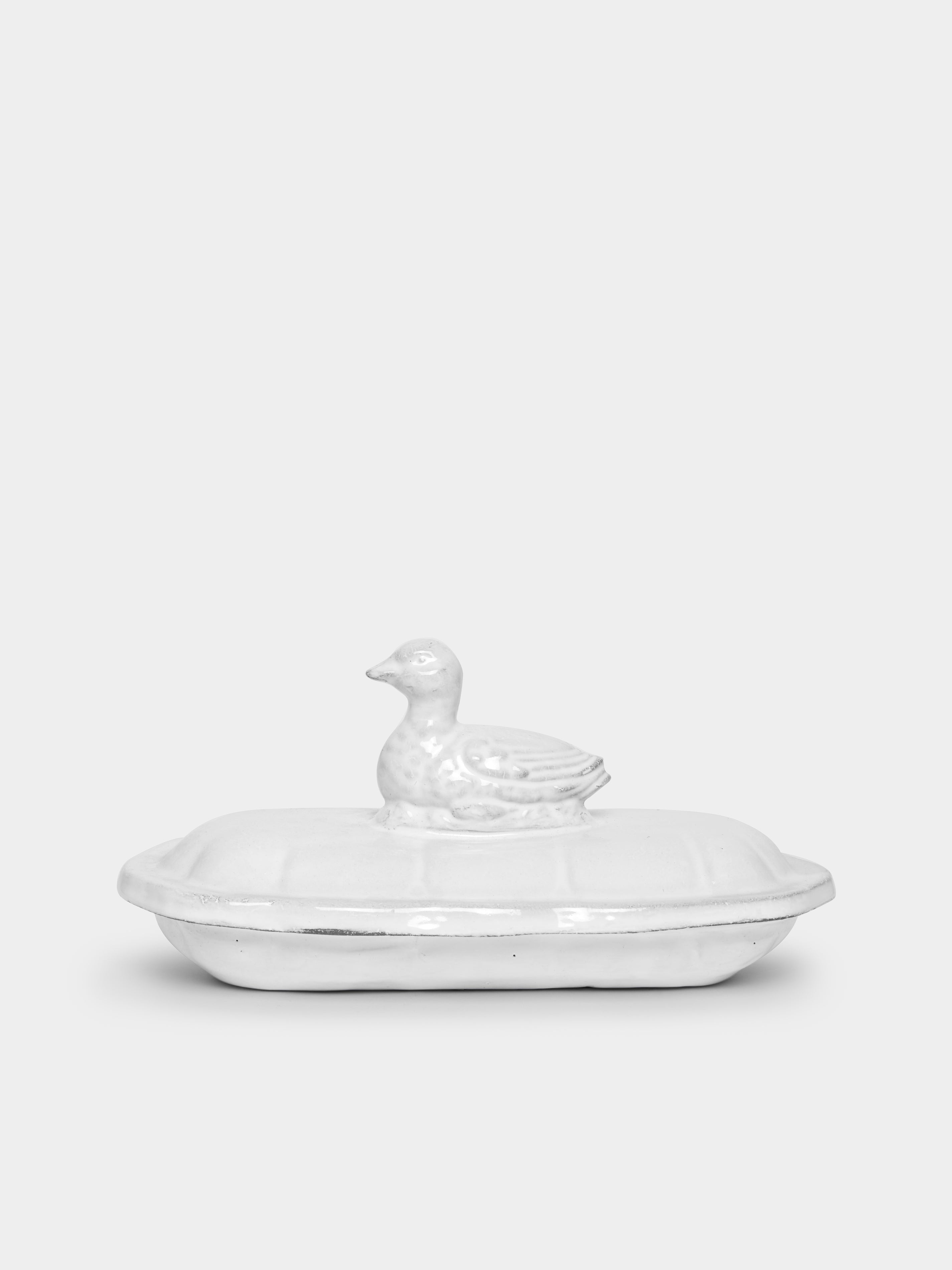 Duckling Hand-Glazed Ceramic Rectangular Box