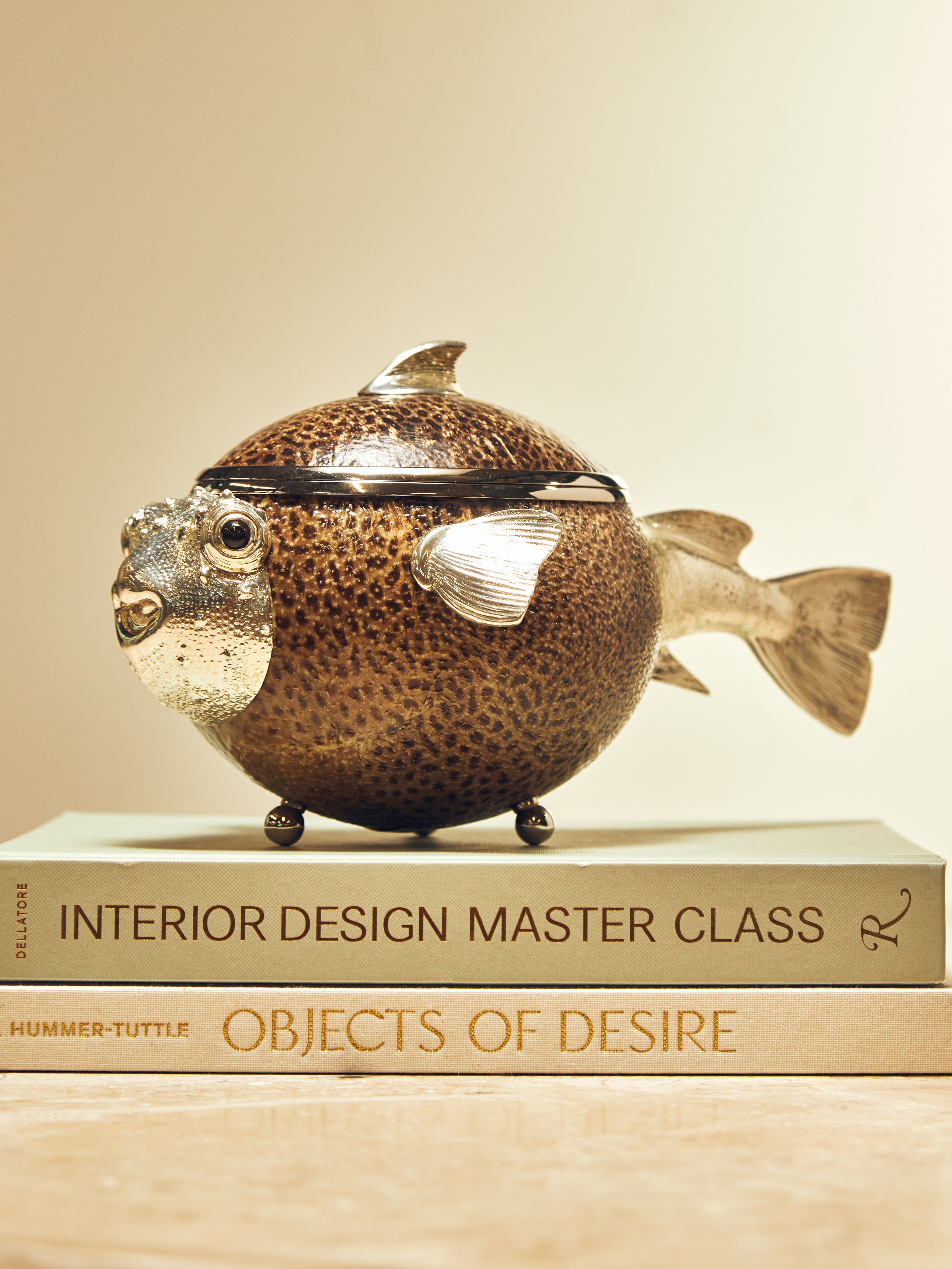 Pufferfish Silver-Plated Box