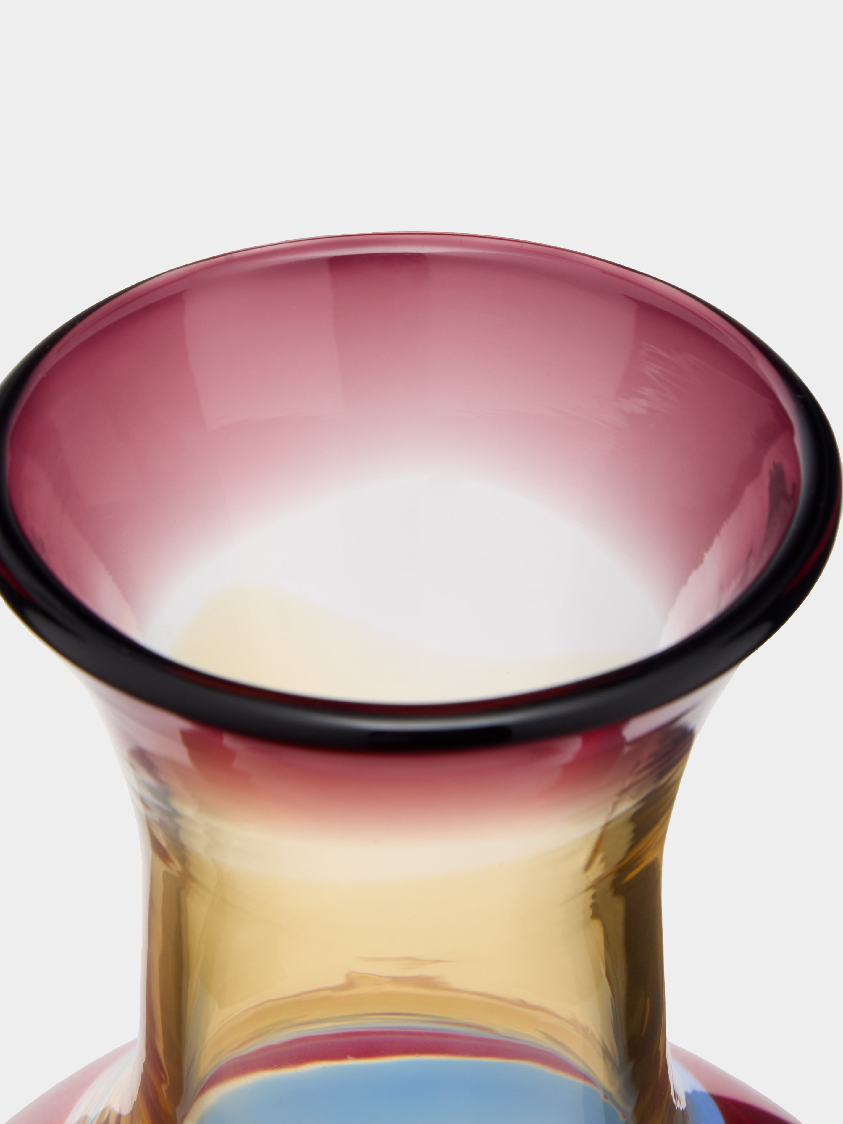 Gio Ponti Fasce Hand-Blown Murano Glass Vase (12in/30cm)